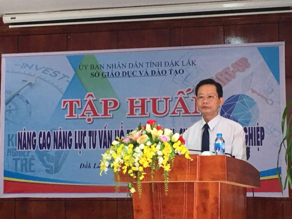 Ông Bùi Hữu Thành Cát - phó Giám đốc Sở Giáo dục và Đào tạo tỉnh Đắk Lắk.