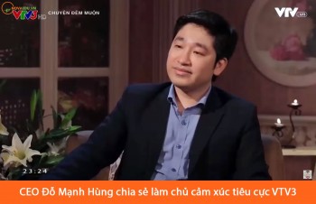 CEO Đỗ Mạnh Hùng chia sẻ về "Làm chủ cảm xúc tiêu cực" trên VTV3