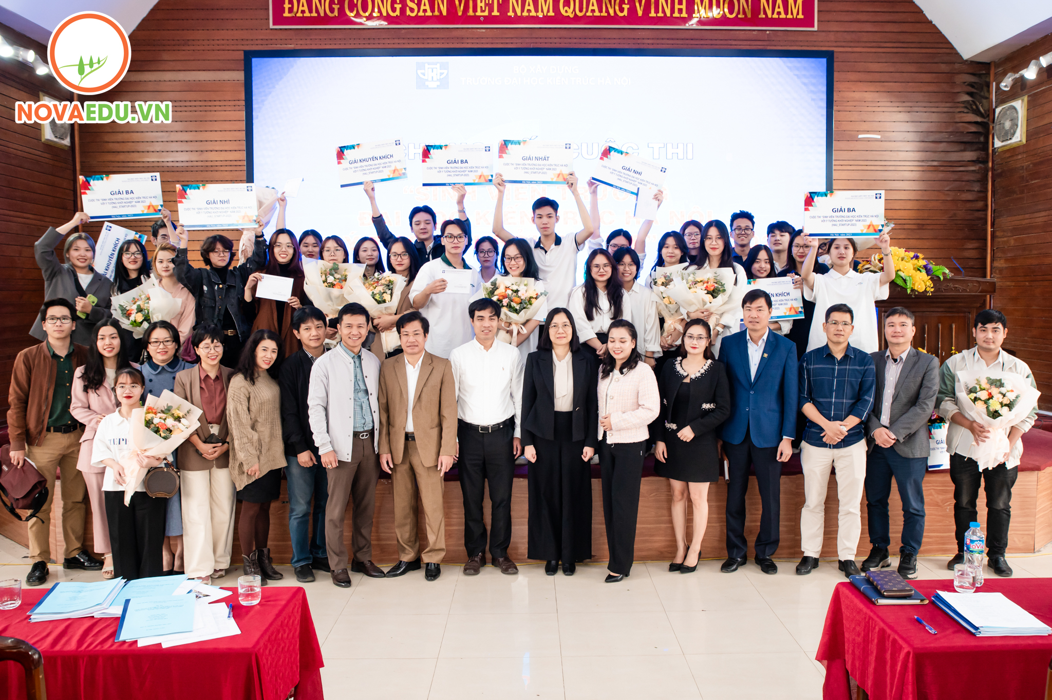 Chung kết cuộc thi – sinh viên trường Đại học Kiến trúc Hà Nội với ý tưởng khởi nghiệp năm 2023