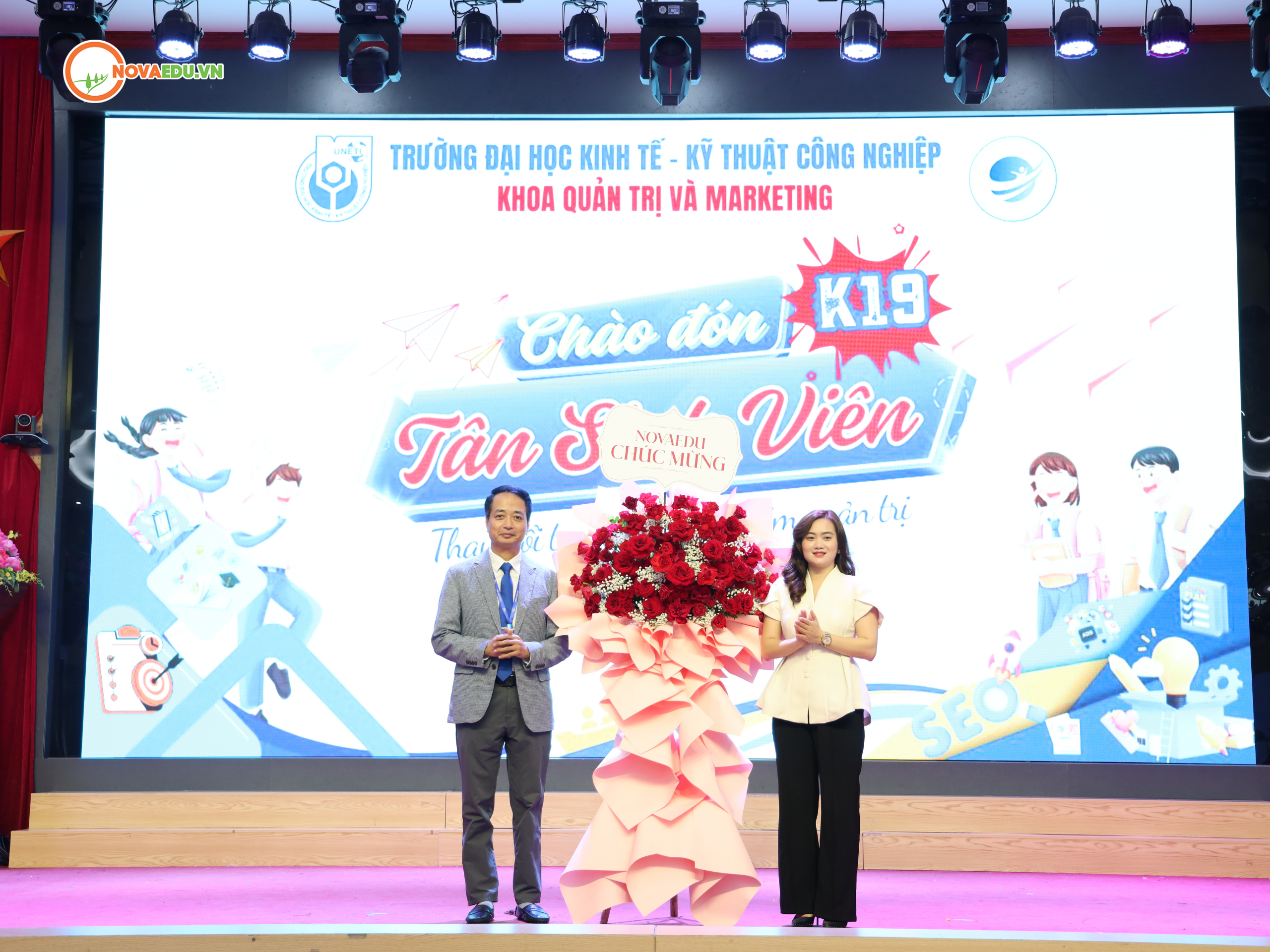 🎉 NOVAEDU THAM DỰ CHƯƠNG TRÌNH CHÀO ĐÓN TÂN SINH VIÊN K19 – KHOA QUẢN TRỊ & MARKETING 🎉