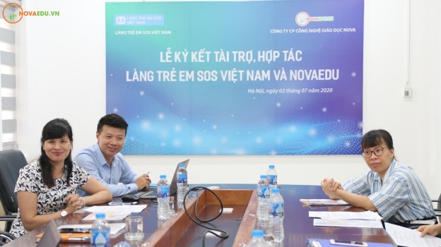 NovaEdu ký kết thỏa thuận hợp tác với làng trẻ em SOS Việt Nam